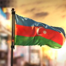 Azerbaijan Flag